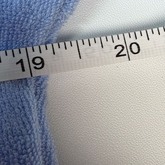 NWOT Athleta Girl Size 12 Blue Button Down Terry Cloth Short Sleeve Beach Pool - Picture 4 of 4